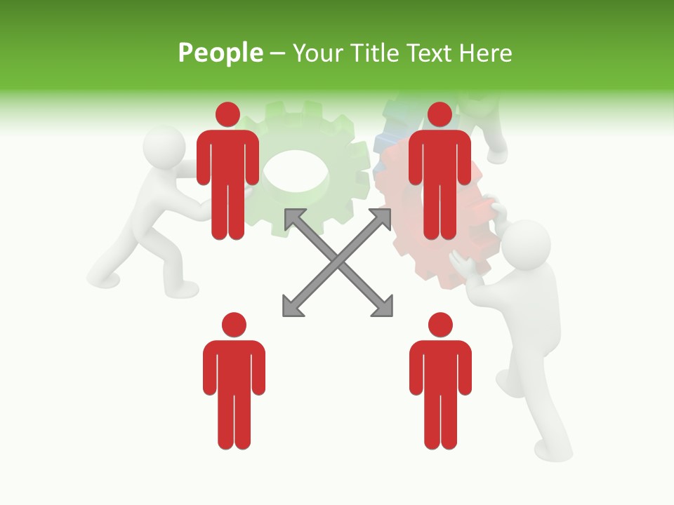 Pinion Business Machine PowerPoint Template