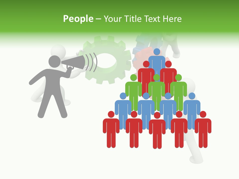 Pinion Business Machine PowerPoint Template