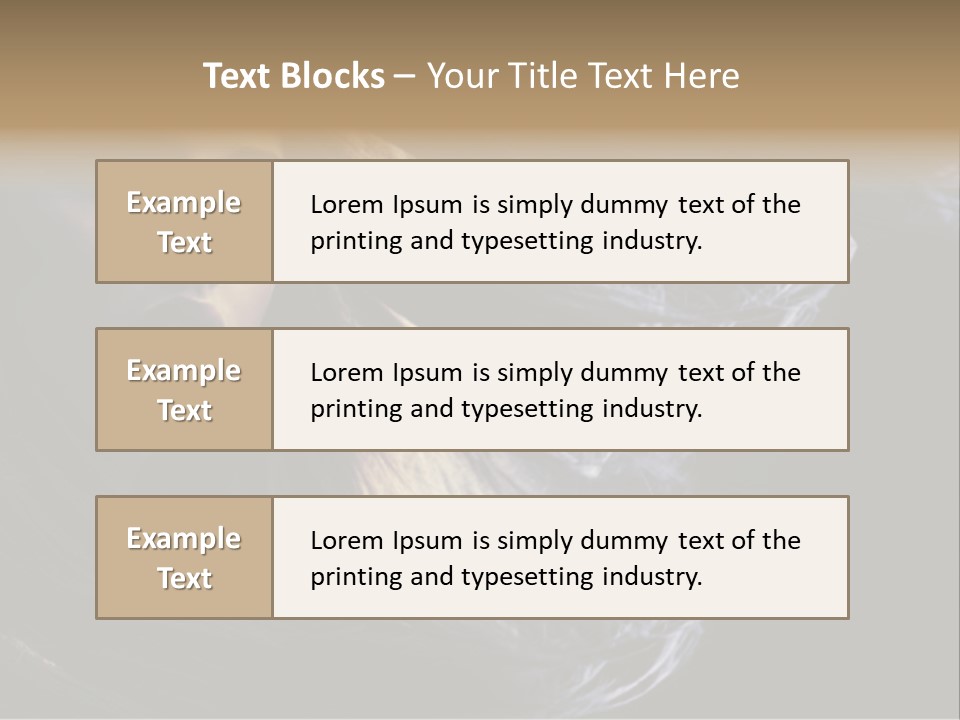 Hairstyle One Hairdresser PowerPoint Template