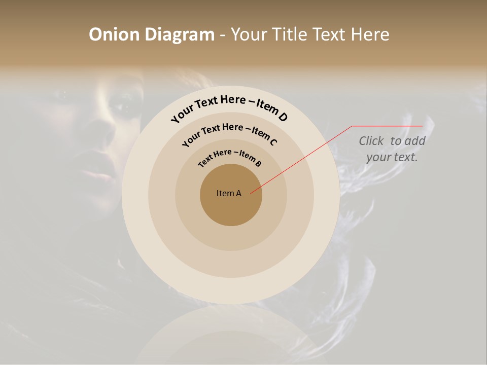 Hairstyle One Hairdresser PowerPoint Template