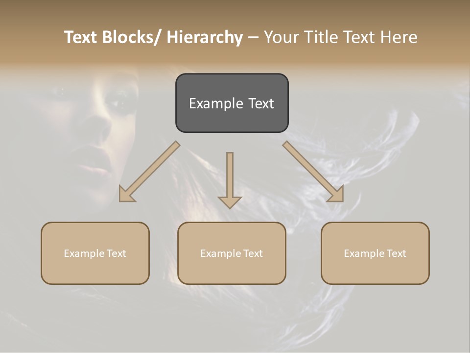 Hairstyle One Hairdresser PowerPoint Template