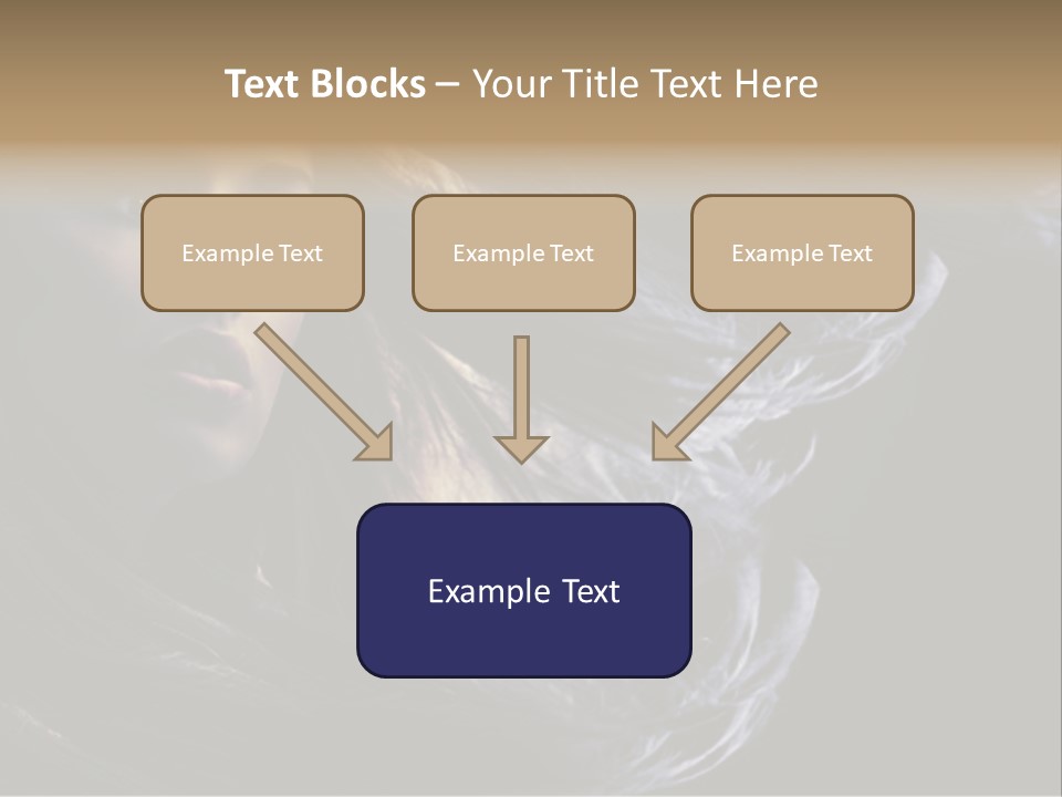 Hairstyle One Hairdresser PowerPoint Template