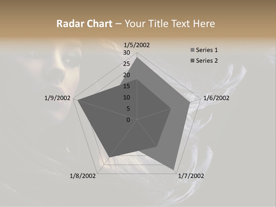Hairstyle One Hairdresser PowerPoint Template