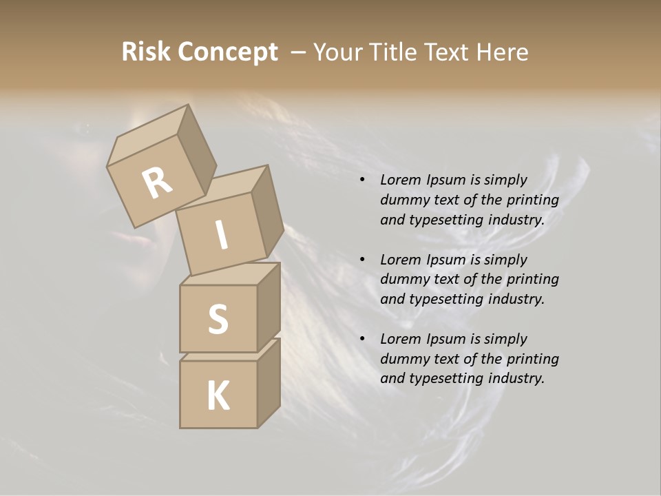 Hairstyle One Hairdresser PowerPoint Template