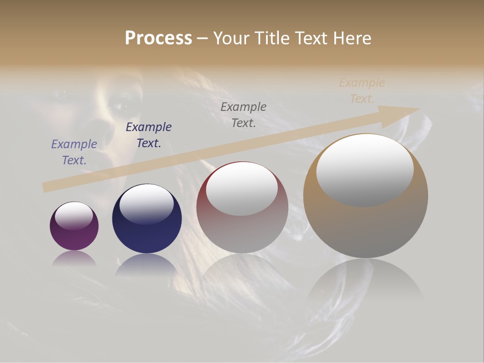 Hairstyle One Hairdresser PowerPoint Template