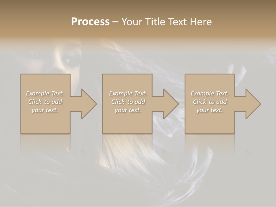 Hairstyle One Hairdresser PowerPoint Template