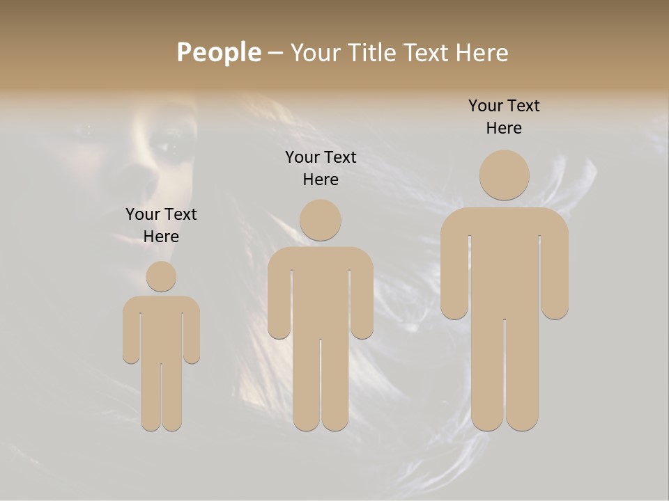 Hairstyle One Hairdresser PowerPoint Template