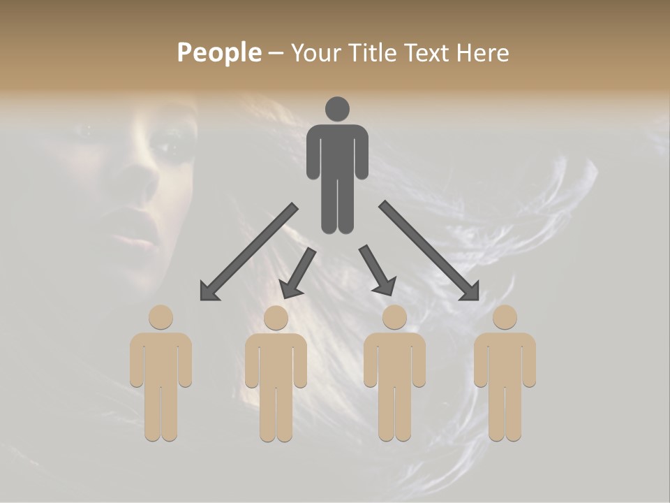 Hairstyle One Hairdresser PowerPoint Template