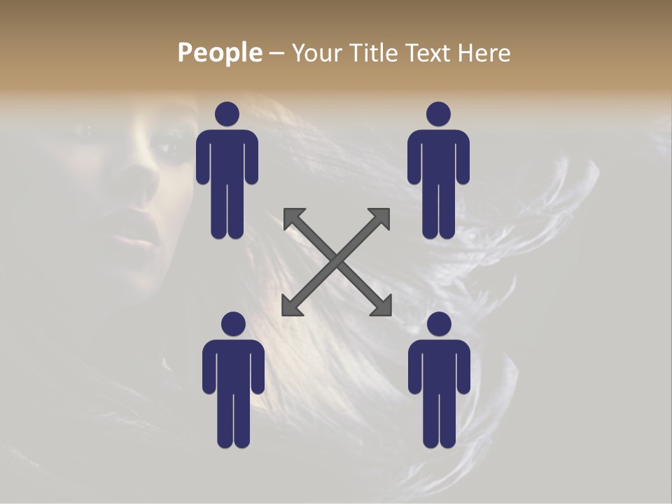 Hairstyle One Hairdresser PowerPoint Template