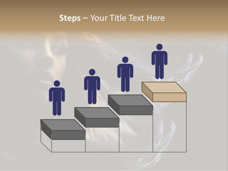 Hairstyle One Hairdresser PowerPoint Template