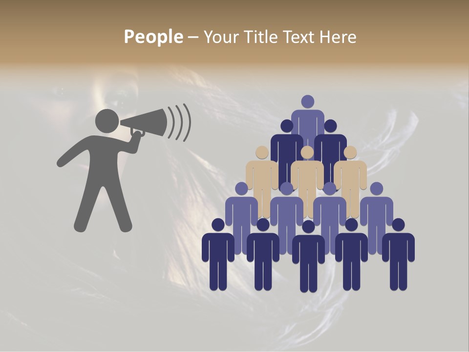 Hairstyle One Hairdresser PowerPoint Template