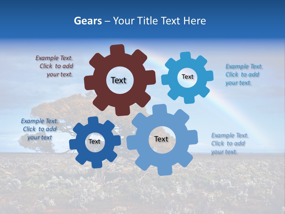 Tree Creation Scenic PowerPoint Template