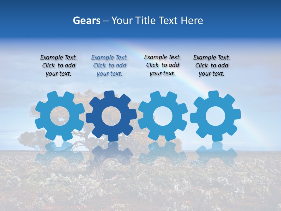 Tree Creation Scenic PowerPoint Template