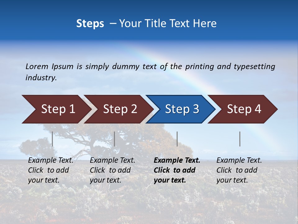 Tree Creation Scenic PowerPoint Template