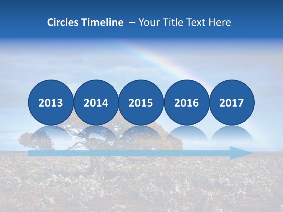 Tree Creation Scenic PowerPoint Template