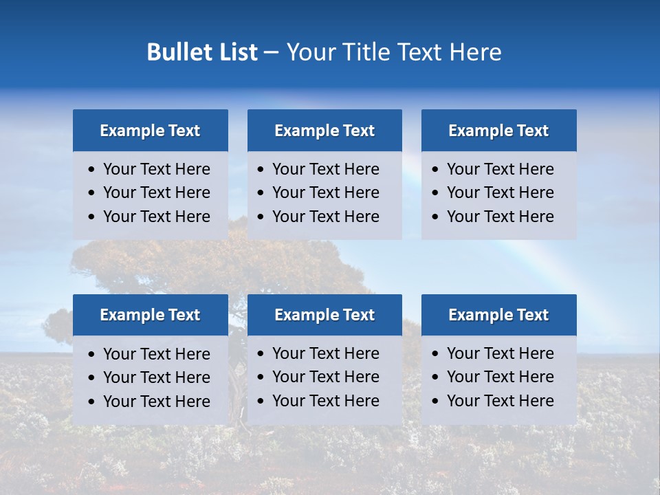 Tree Creation Scenic PowerPoint Template
