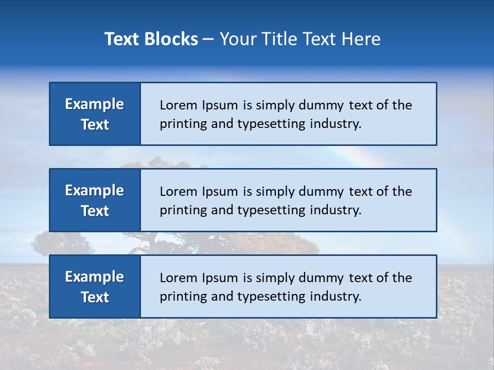 Tree Creation Scenic PowerPoint Template