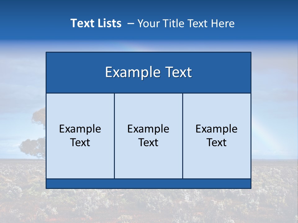 Tree Creation Scenic PowerPoint Template
