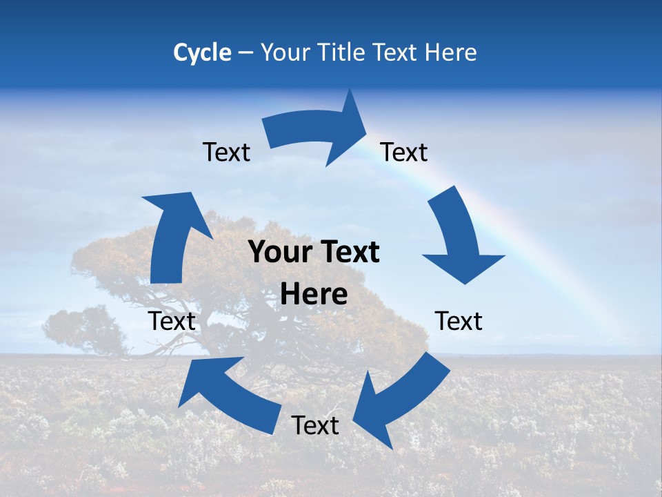 Tree Creation Scenic PowerPoint Template