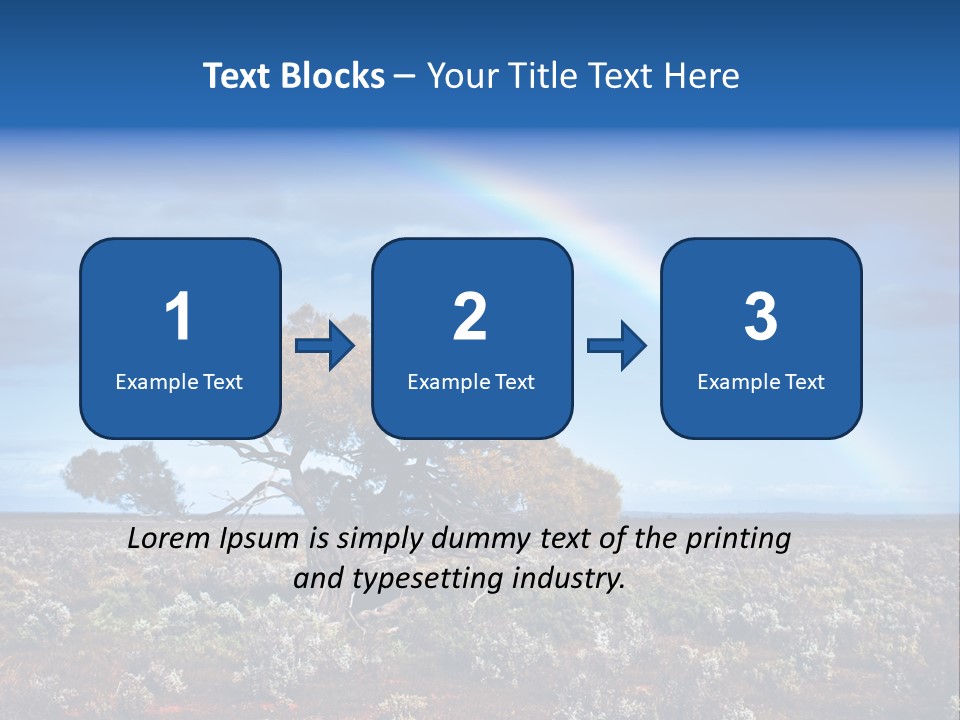 Tree Creation Scenic PowerPoint Template