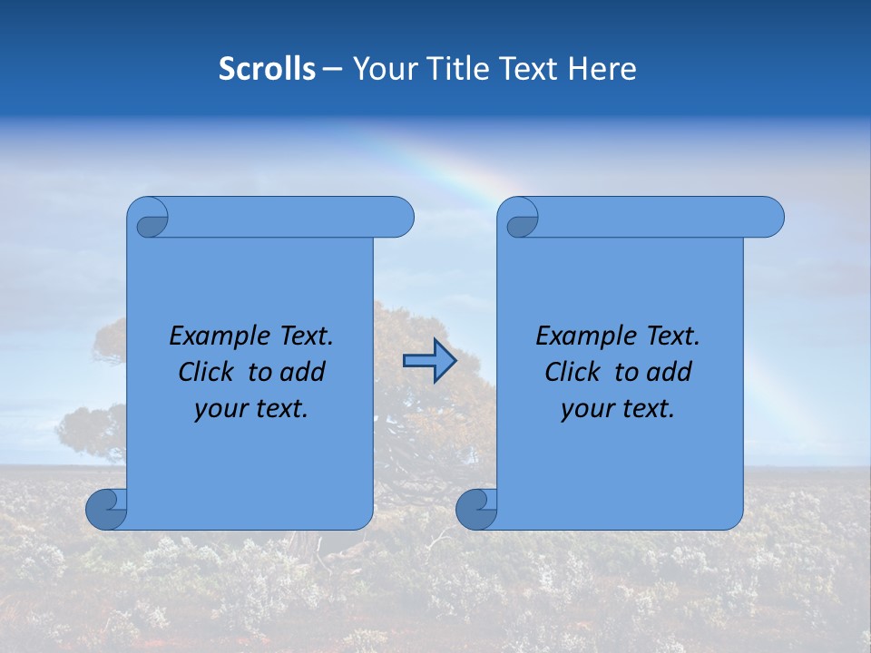 Tree Creation Scenic PowerPoint Template