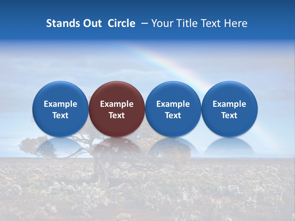 Tree Creation Scenic PowerPoint Template