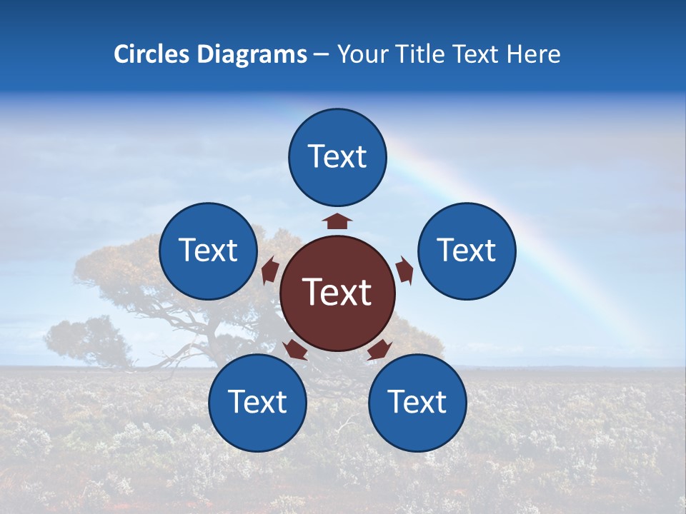 Tree Creation Scenic PowerPoint Template