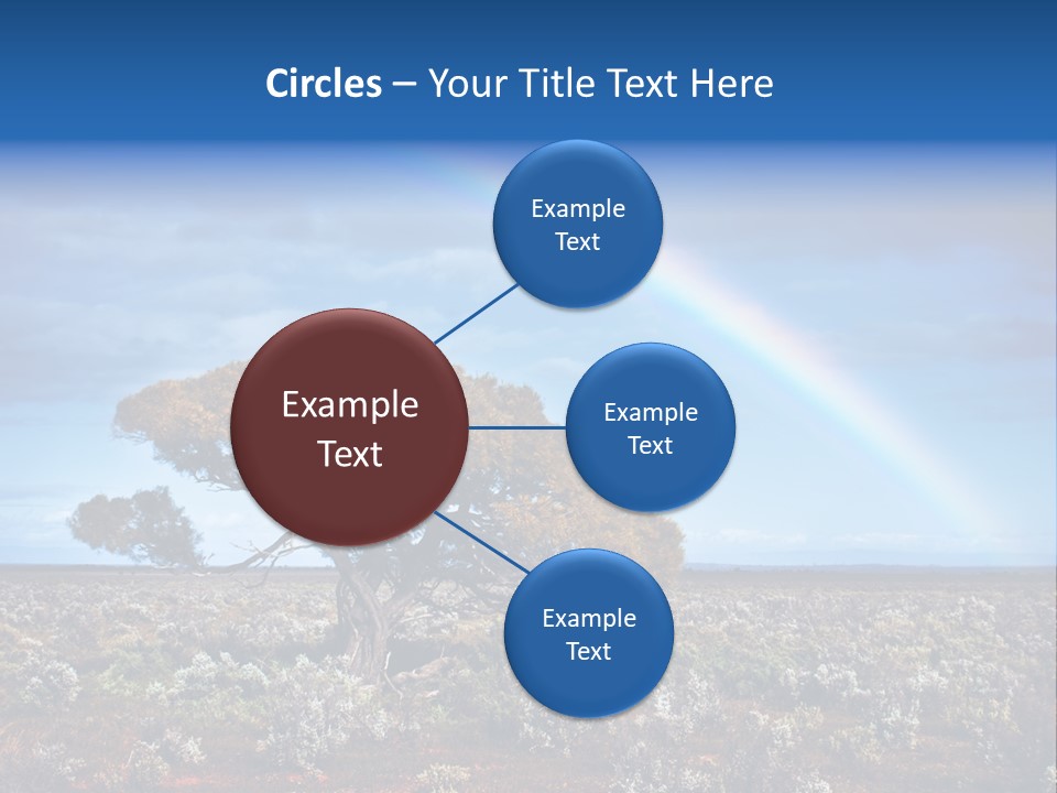 Tree Creation Scenic PowerPoint Template