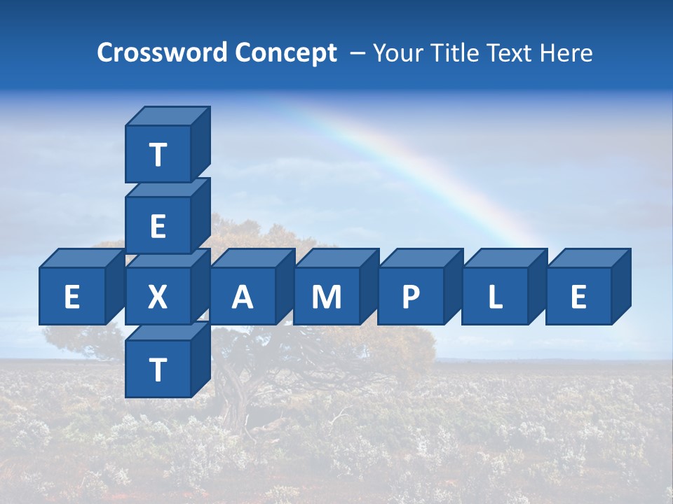 Tree Creation Scenic PowerPoint Template