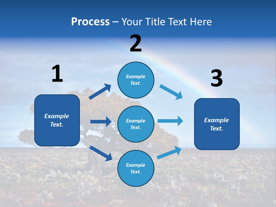 Tree Creation Scenic PowerPoint Template
