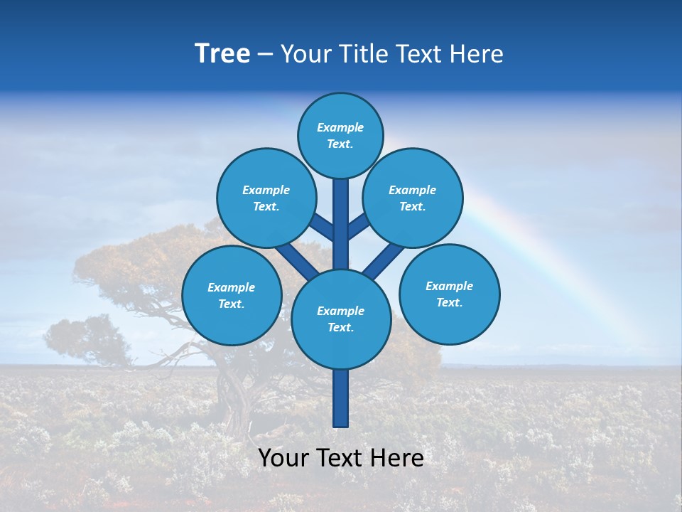 Tree Creation Scenic PowerPoint Template