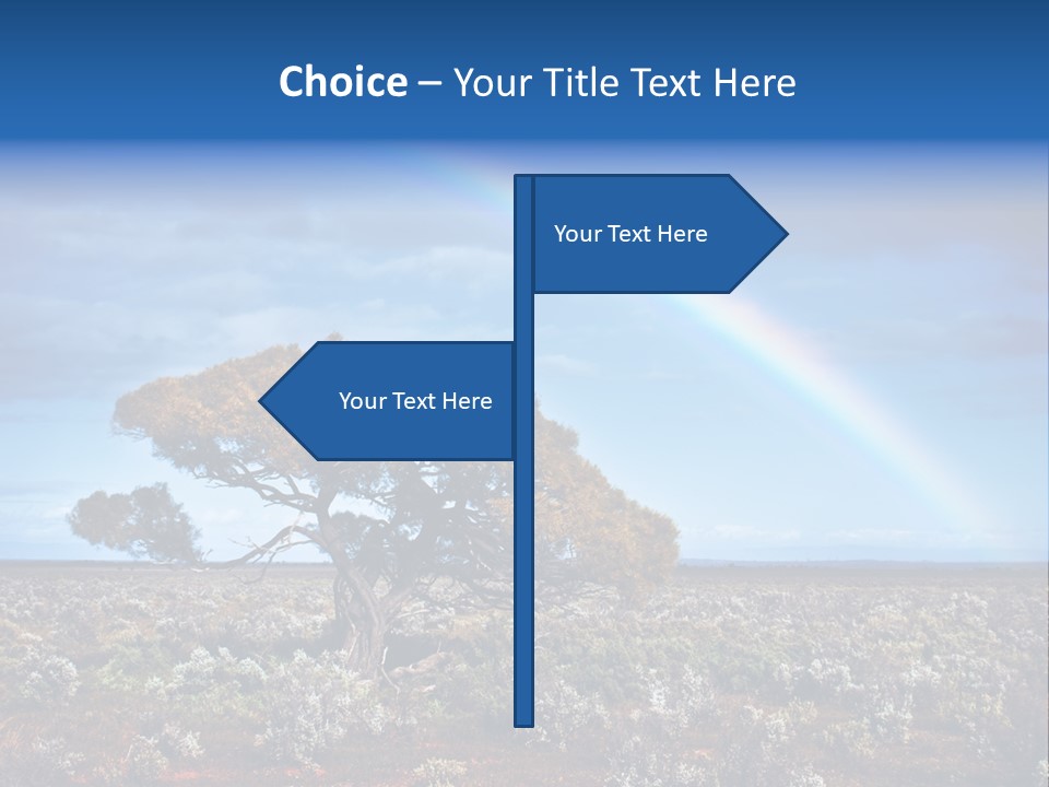Tree Creation Scenic PowerPoint Template