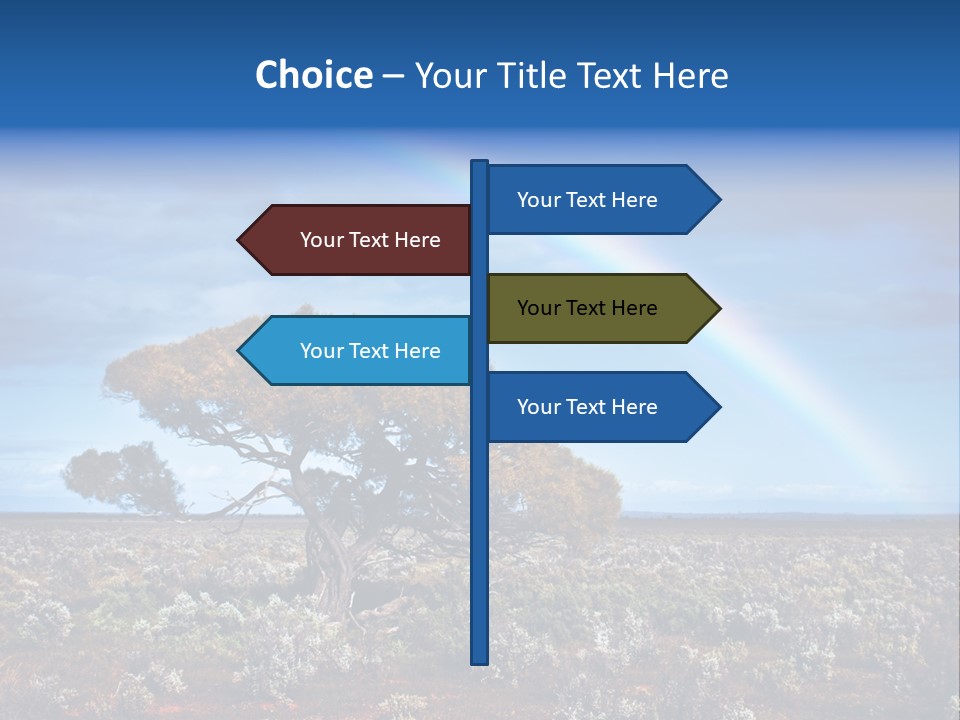 Tree Creation Scenic PowerPoint Template