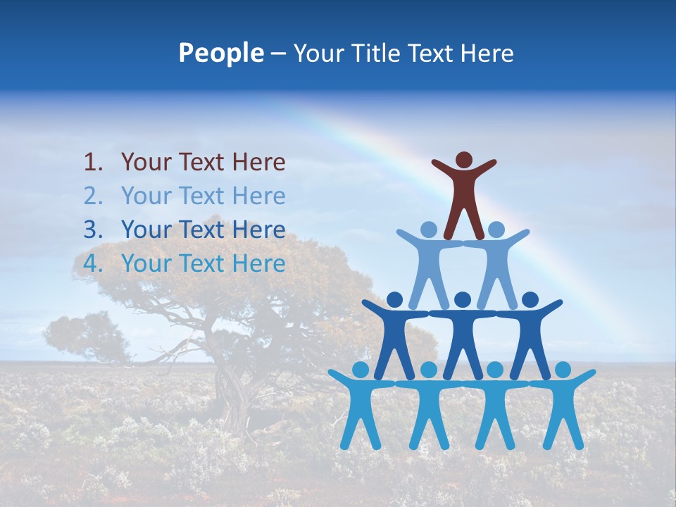 Tree Creation Scenic PowerPoint Template