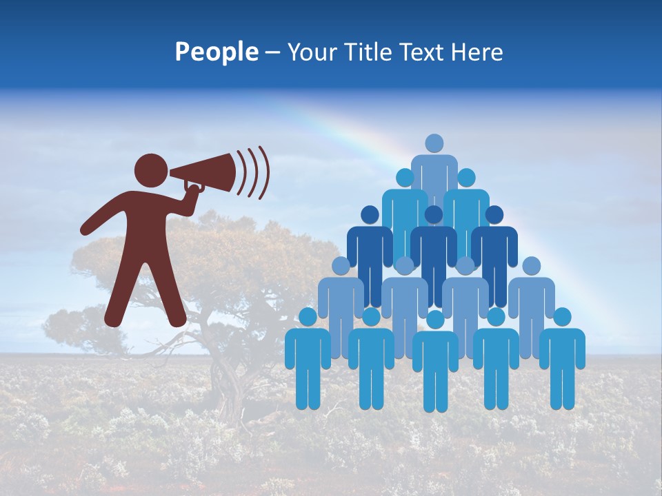 Tree Creation Scenic PowerPoint Template