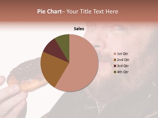Beard Holding Eating PowerPoint Template