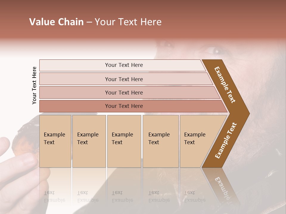 Beard Holding Eating PowerPoint Template