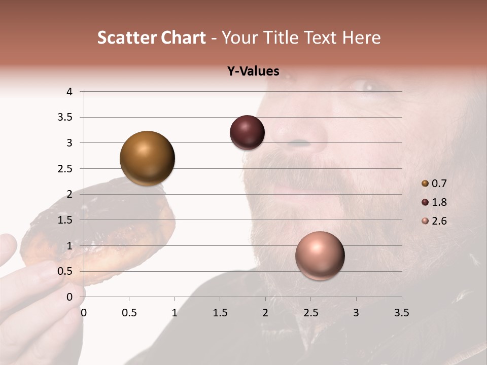 Beard Holding Eating PowerPoint Template