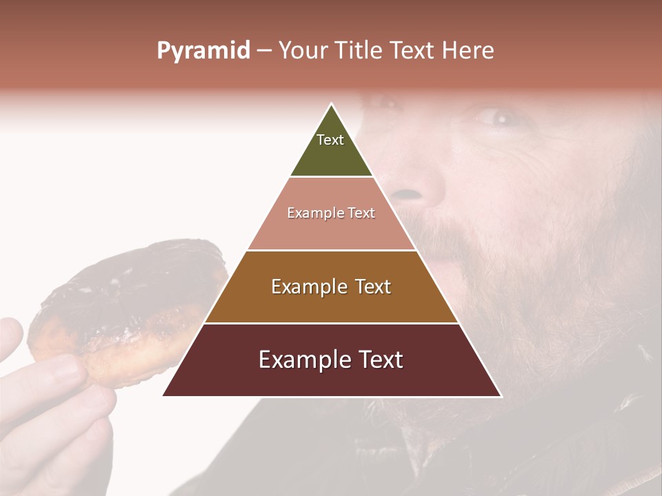 Beard Holding Eating PowerPoint Template