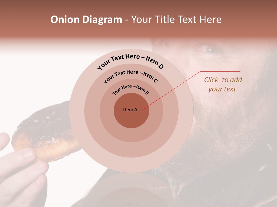 Beard Holding Eating PowerPoint Template