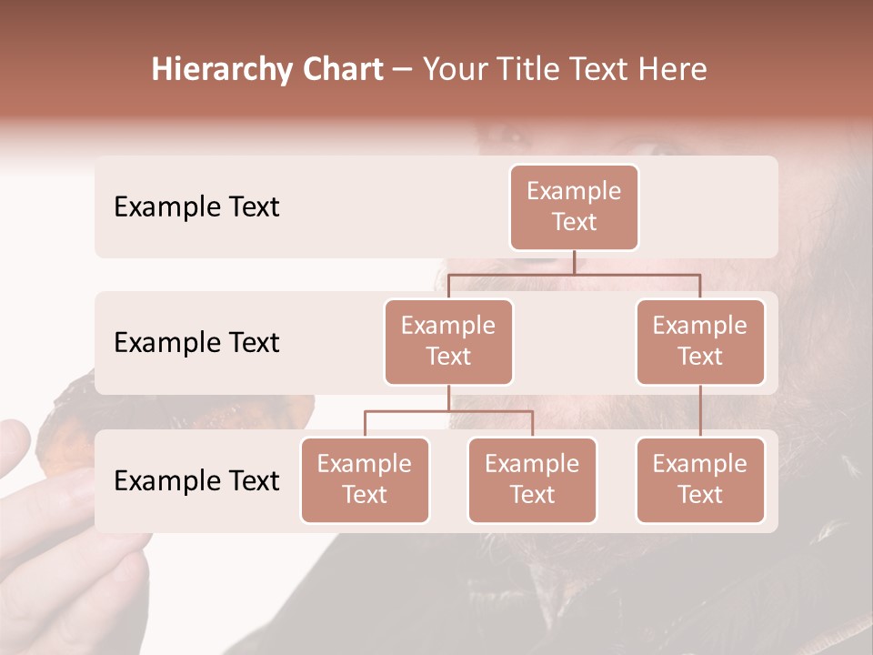 Beard Holding Eating PowerPoint Template