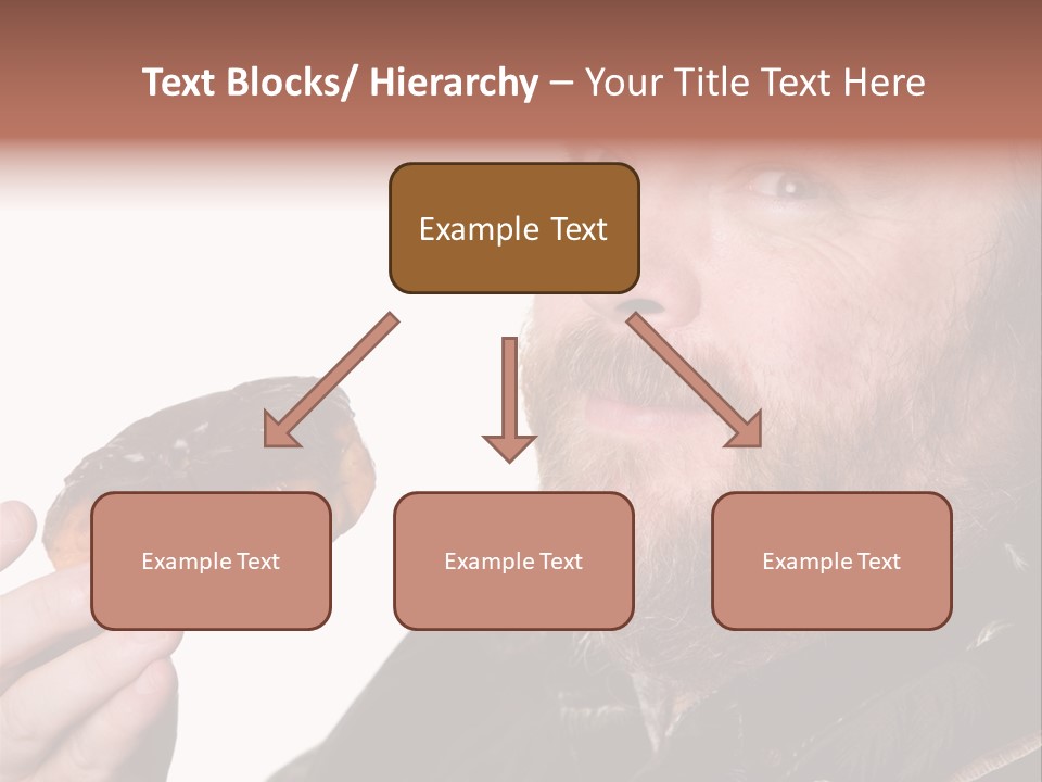 Beard Holding Eating PowerPoint Template
