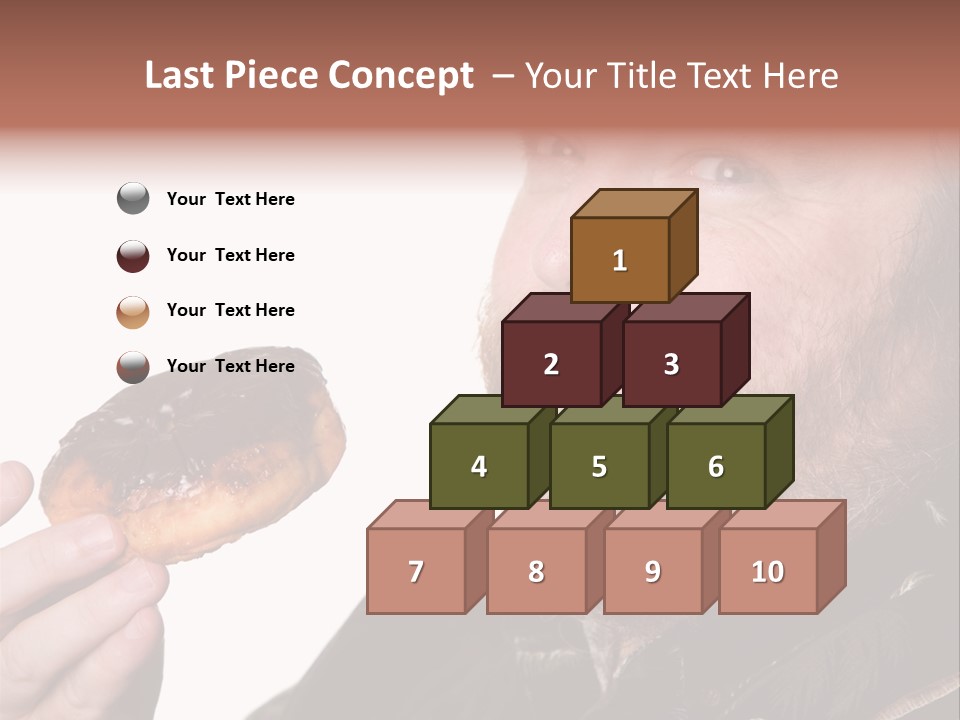 Beard Holding Eating PowerPoint Template