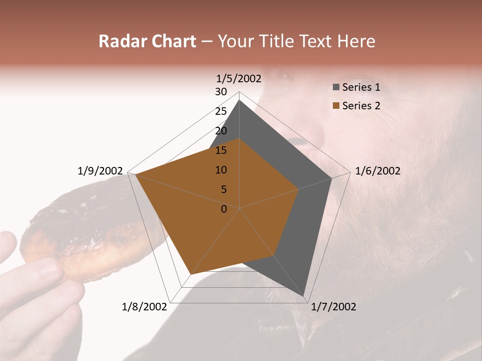 Beard Holding Eating PowerPoint Template