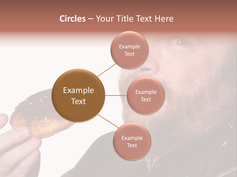 Beard Holding Eating PowerPoint Template