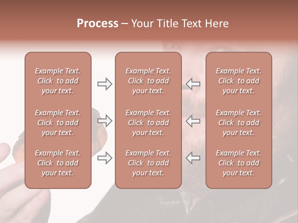Beard Holding Eating PowerPoint Template