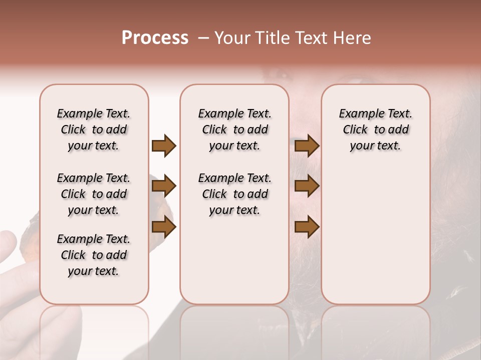 Beard Holding Eating PowerPoint Template
