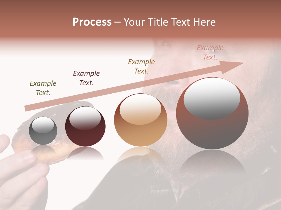 Beard Holding Eating PowerPoint Template