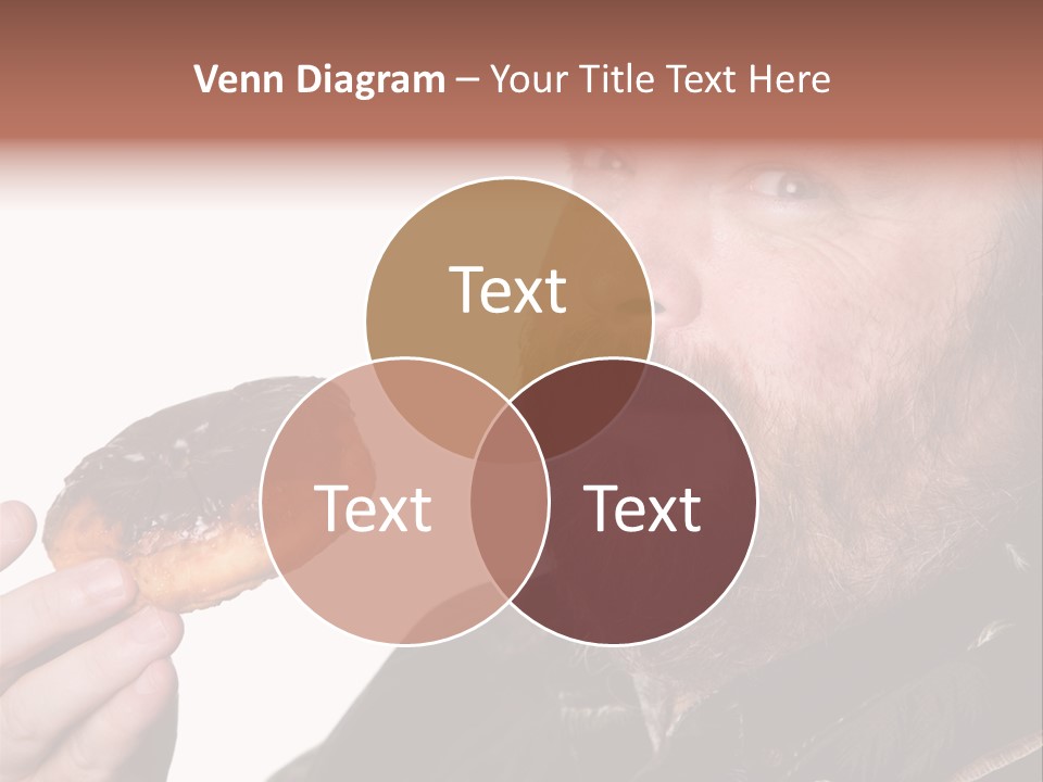 Beard Holding Eating PowerPoint Template
