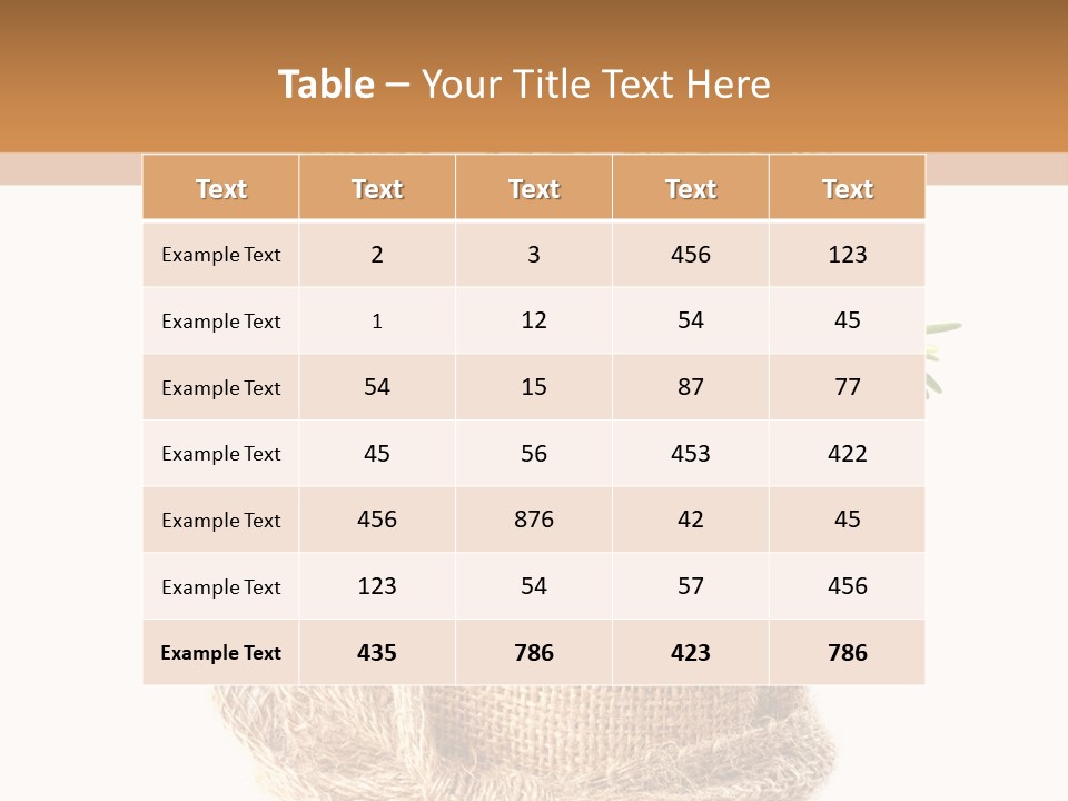 Remedy Bow Hessian PowerPoint Template